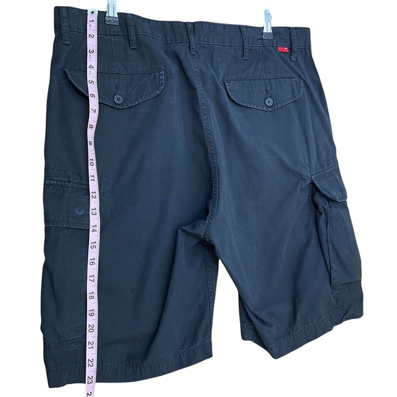 Levis Cargo Shorts Mens Ripstop Black Inseam 9 - Picture 5 of 10